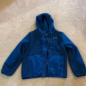 Under Armour Navy Blue Full-Zip Hoodie